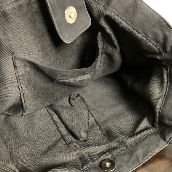 Madison Studio Canvas Button Tote Bag - Picture 7 of 13